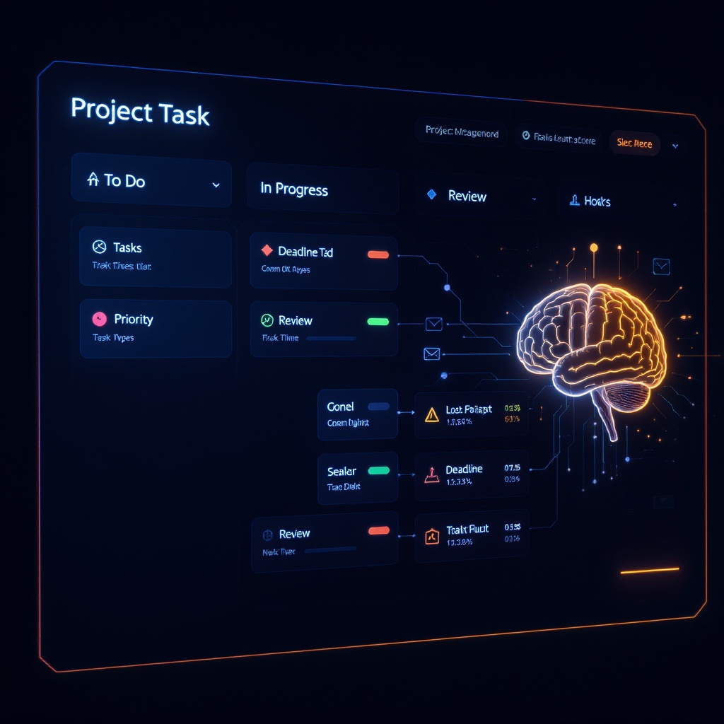 Project automation kanban and deadline dashboard