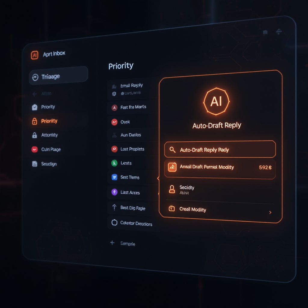 AI Inbox Management Interface