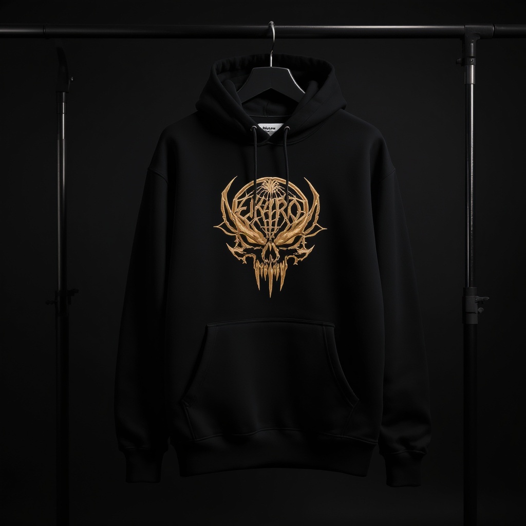 Hoodie Premium — Brodé Or