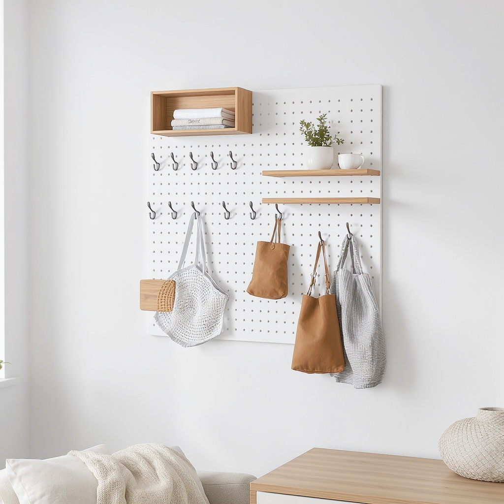 Organisation murale pegboard