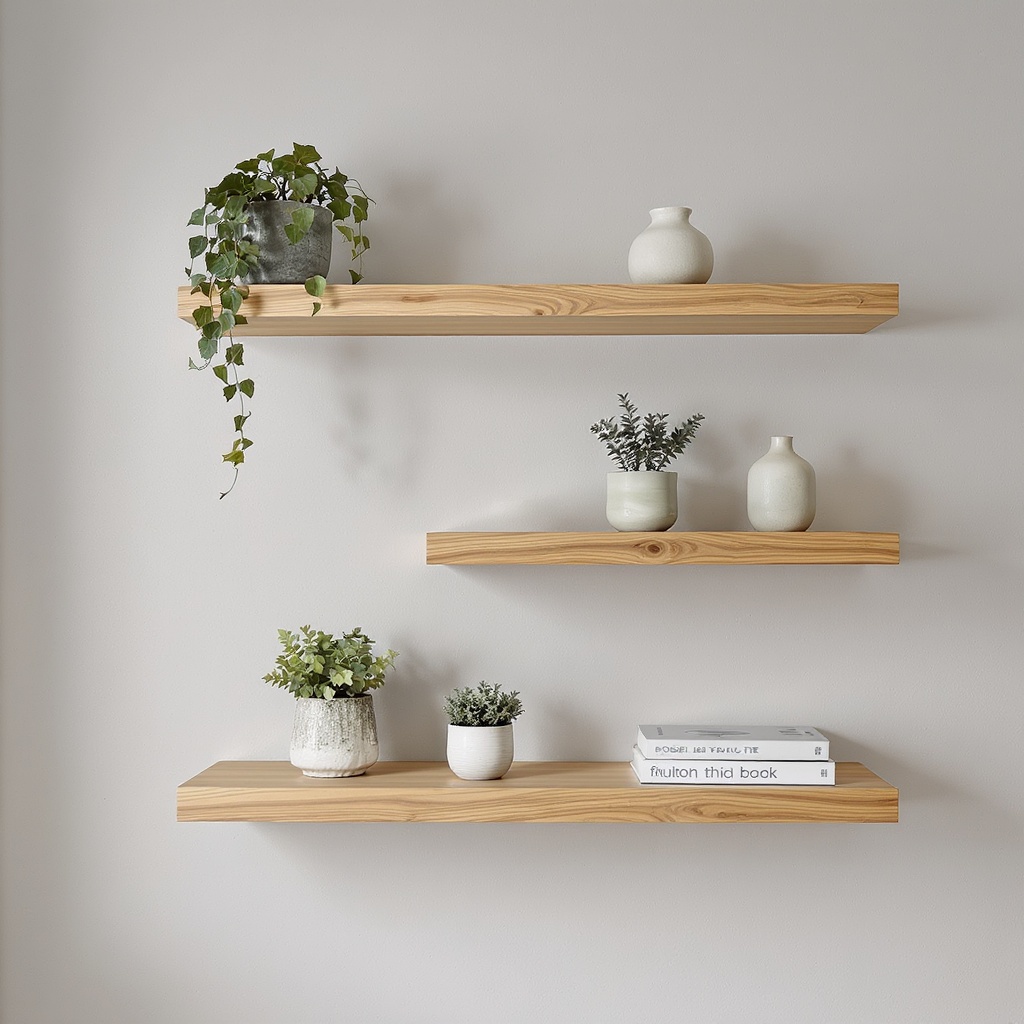 Étagère Murale Flottante Set 3 Pièces