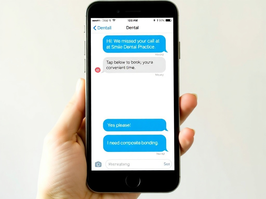 Patient receives instant SMS reply