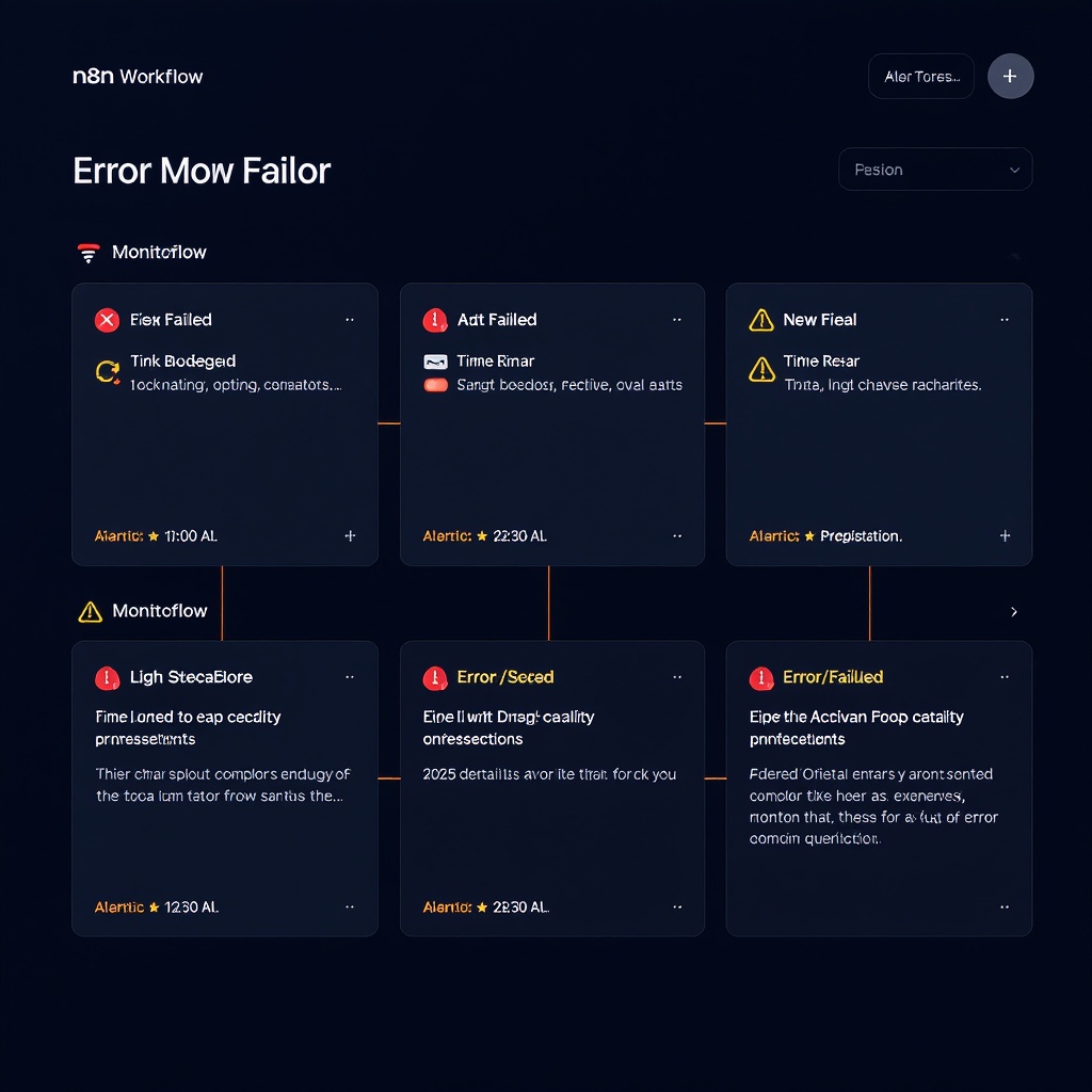 FlowSignalOS dashboard — n8n workflow monitoring