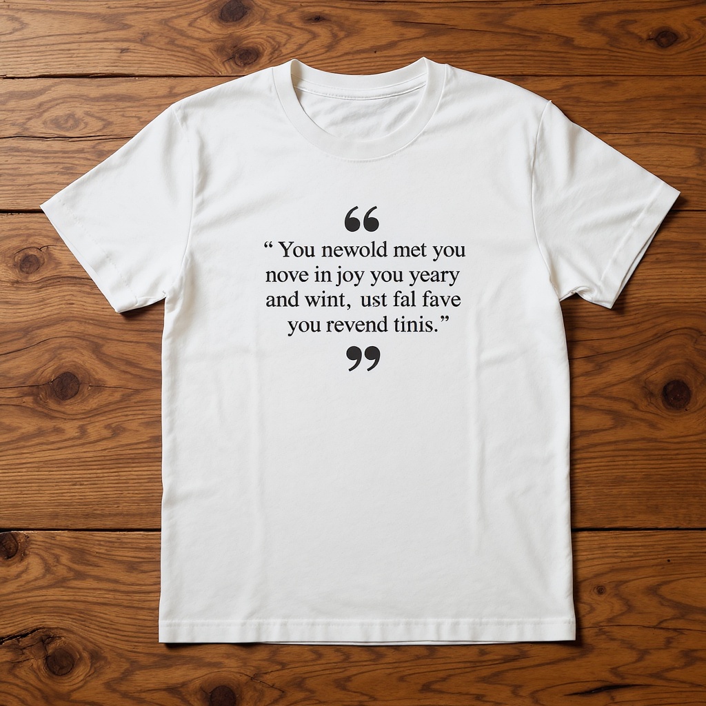 Dad Said quote tee — cream
