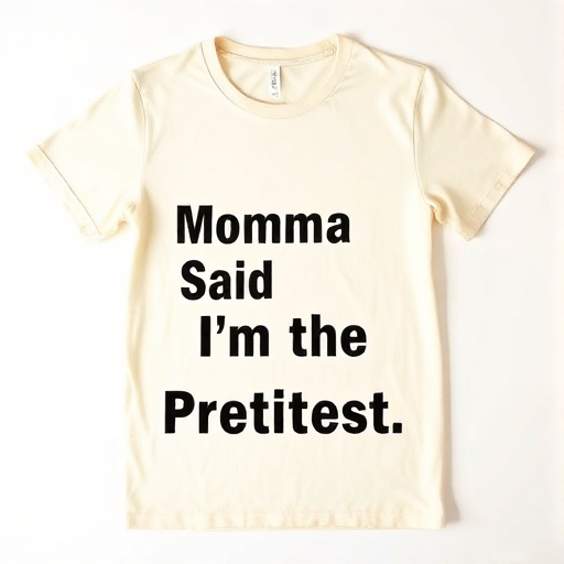 Momma Said I'm the Prettiest — Cream tee apparel design