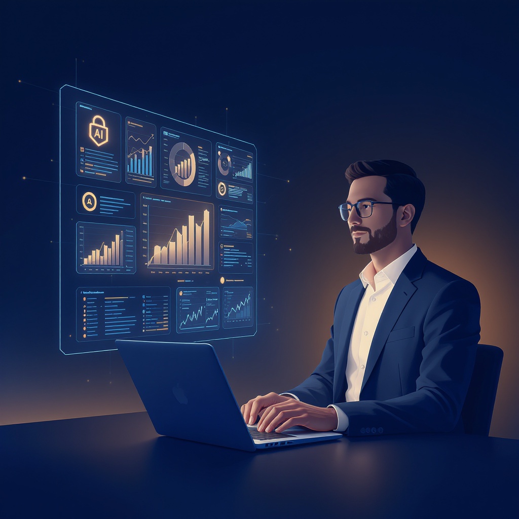AI threat intelligence visualization