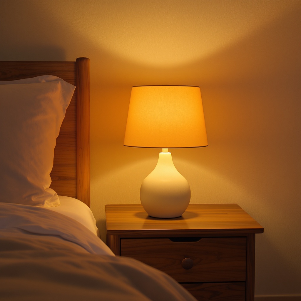 Ambient lighting in a cozy room