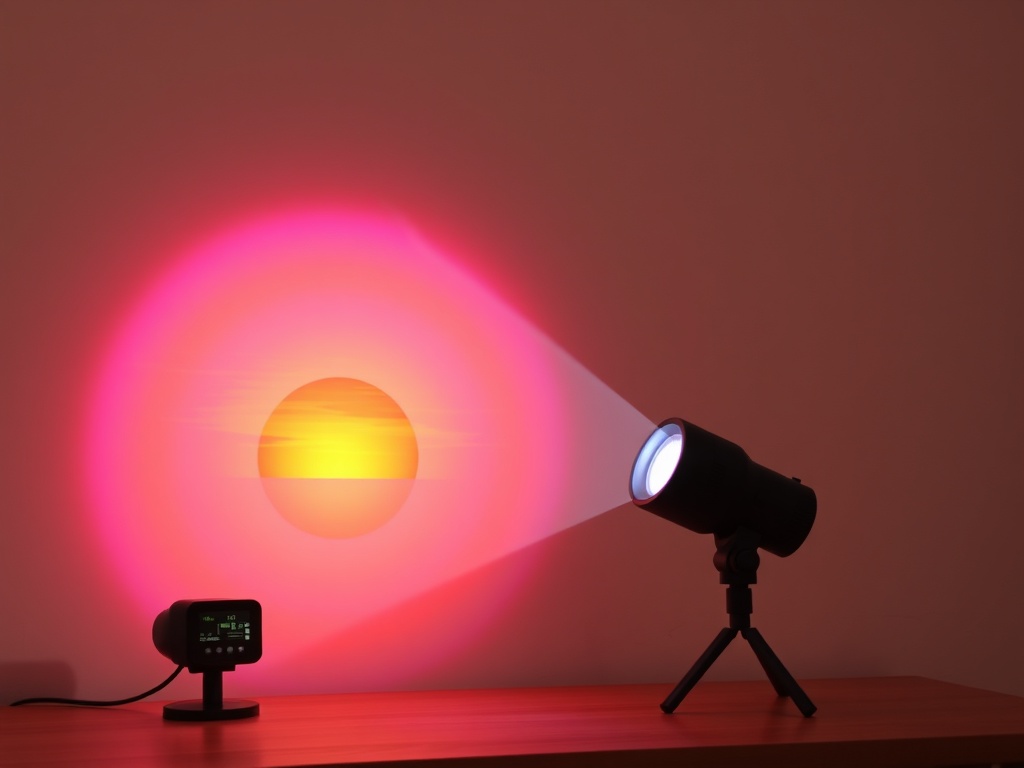 Rainbow Sunset Projector Lamp