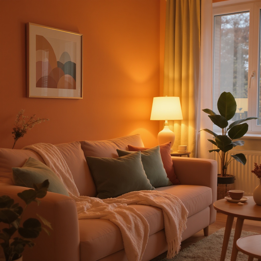 Ambient lighting in a living space