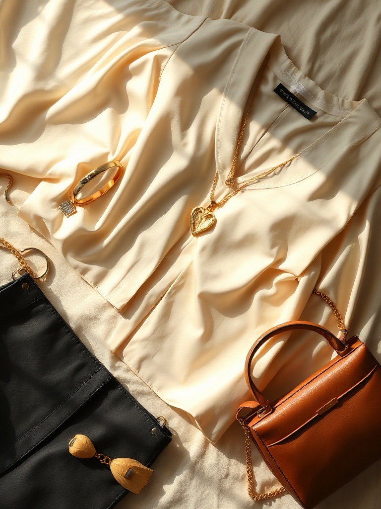 Linen Fashion Flatlay preview