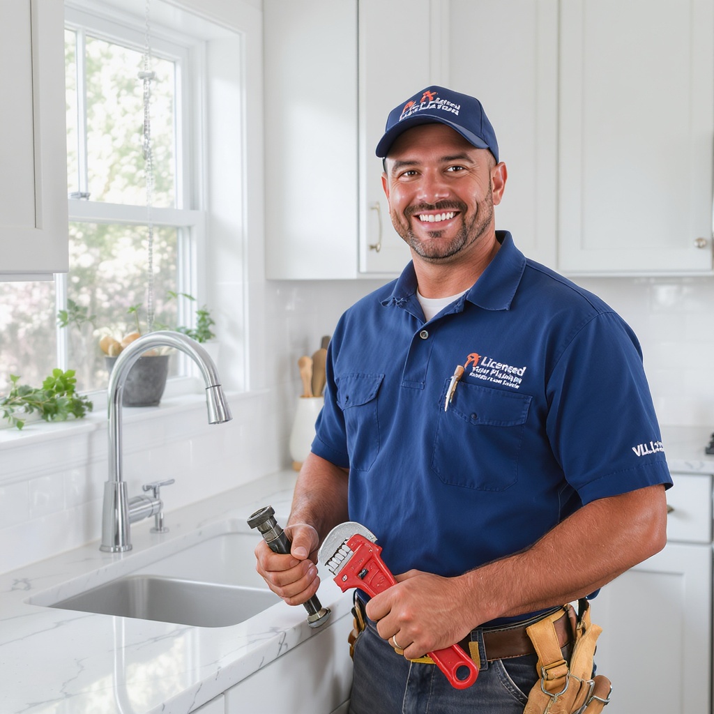 Carroll Plumbing technician at work