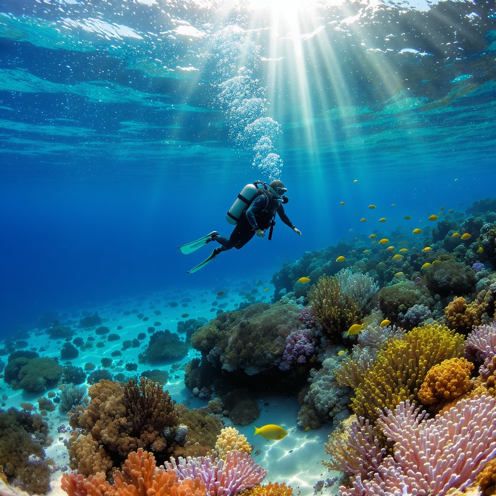 Plongée bouteille à Malendure dans la réserve Cousteau, Guadeloupe