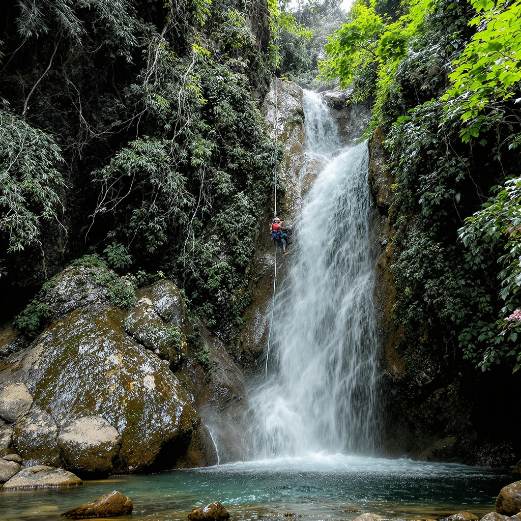 Canyoning dans le Bras du Fort en Guadeloupe