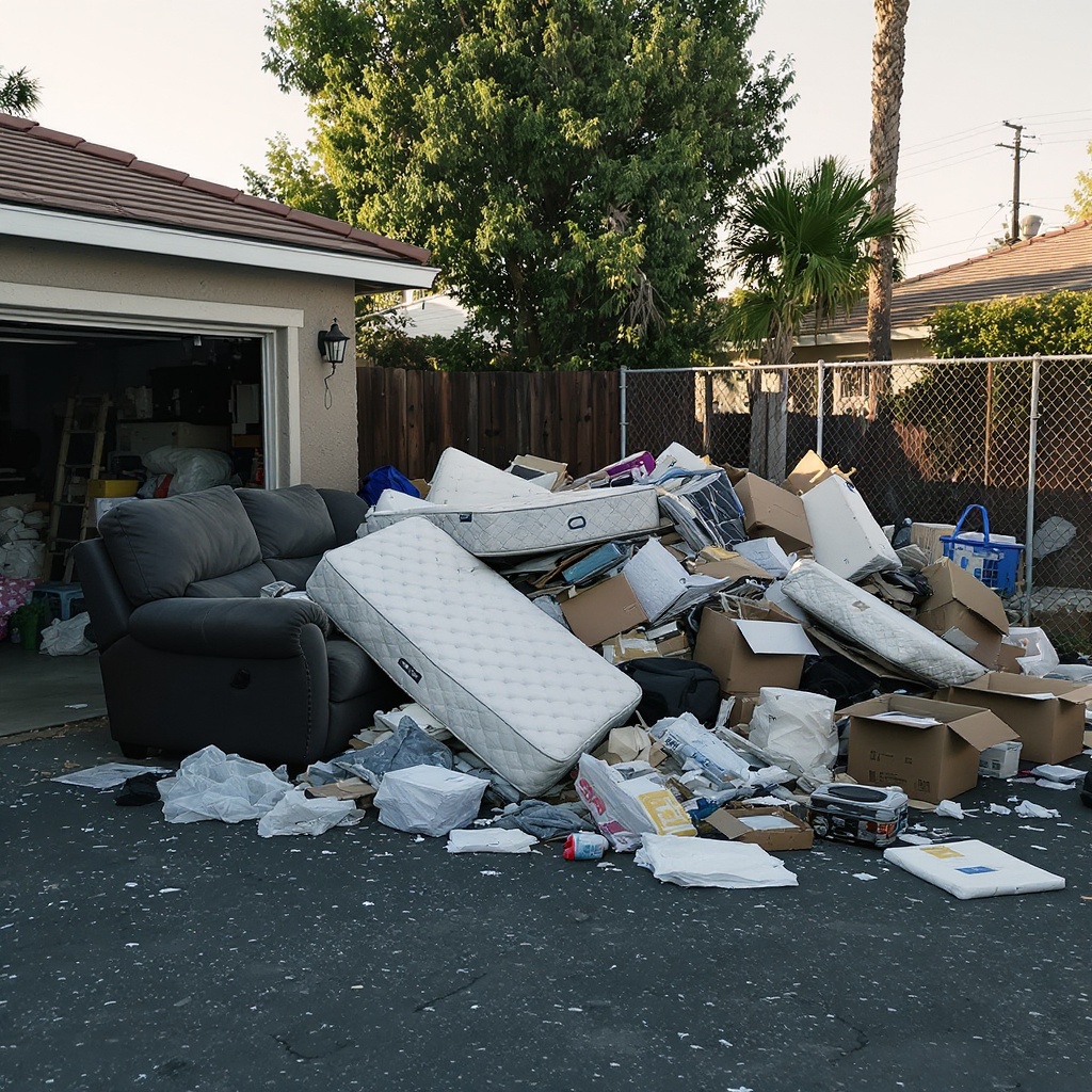 Before estate cleanout — full property