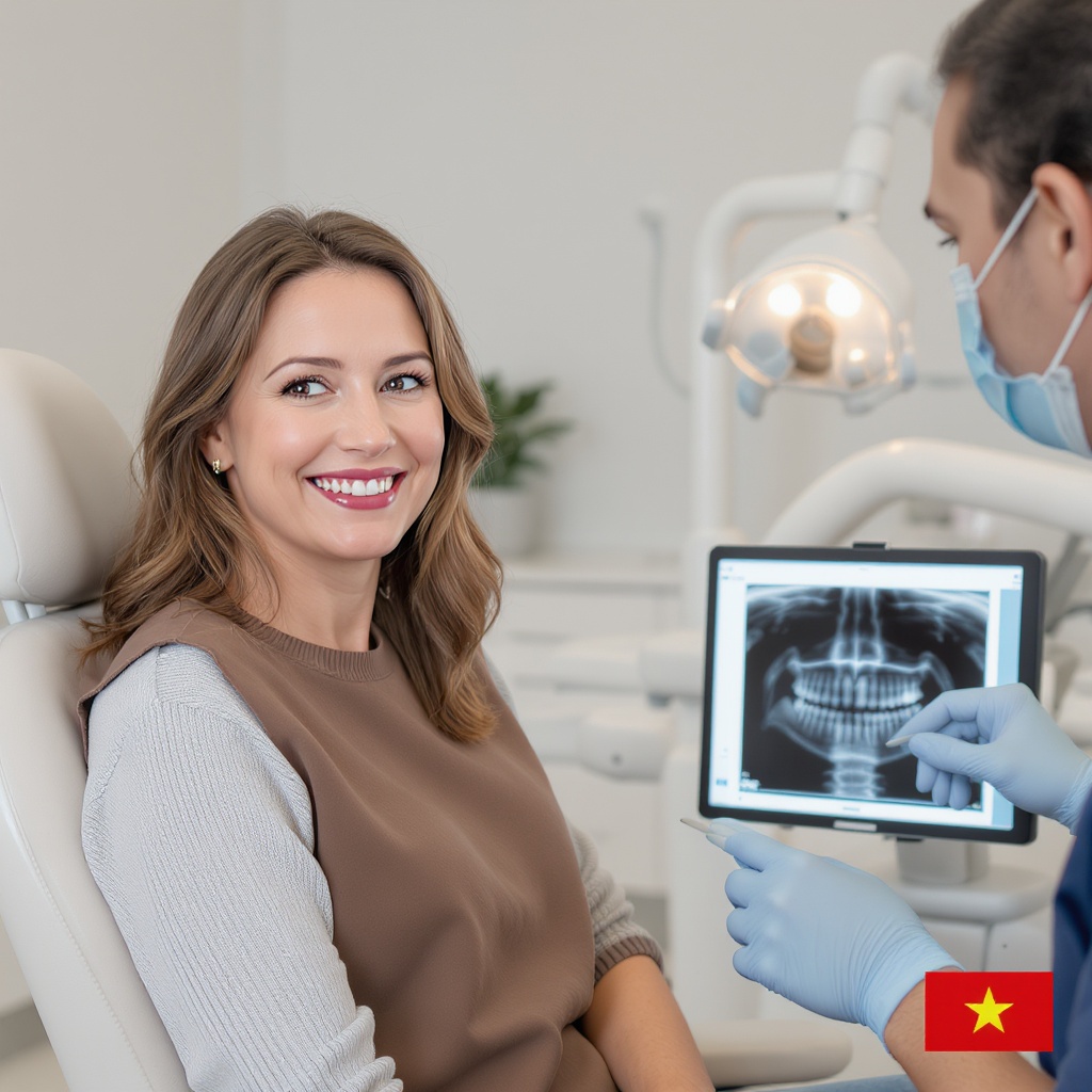 Modern dental clinic with state-of-the-art equipment in Hanoi, Vietnam