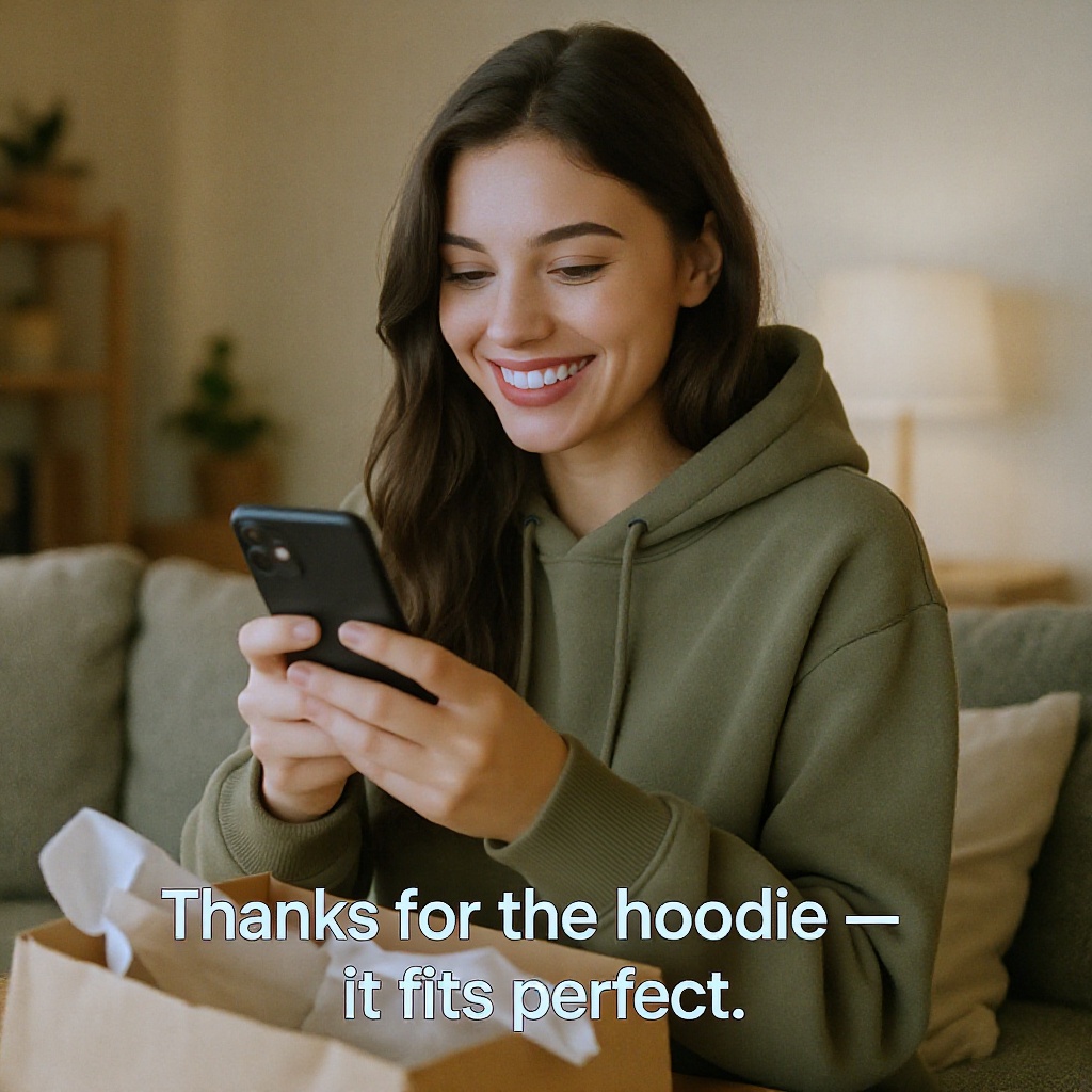Hoodie gift — fits perfect