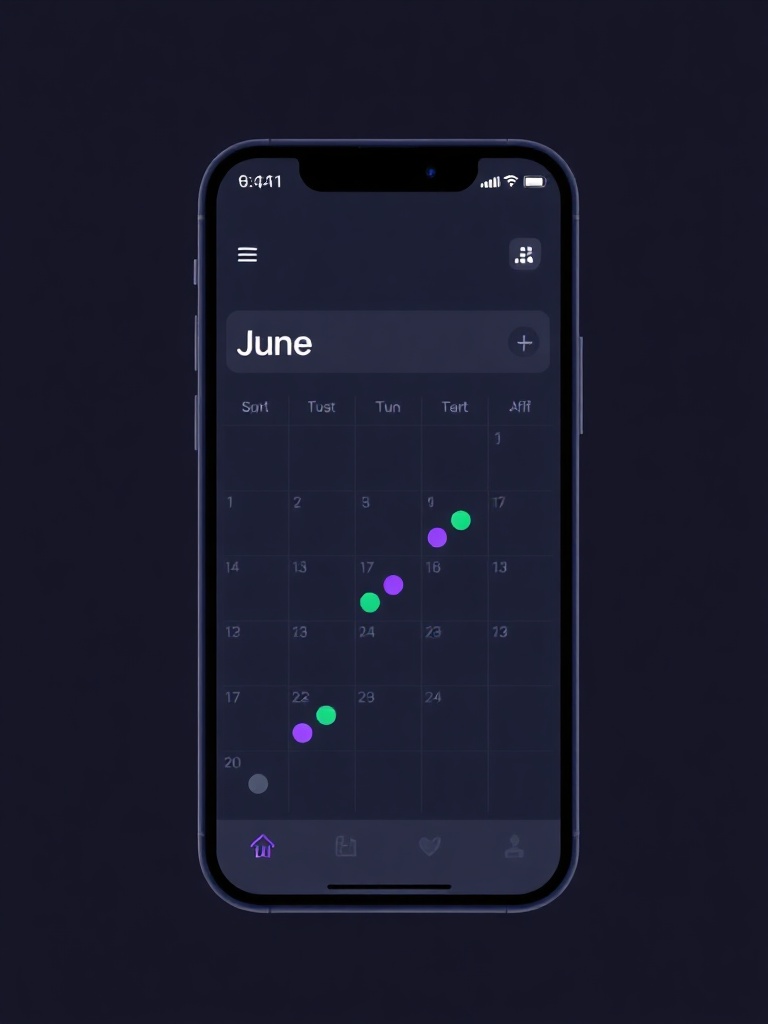 Content planner month grid with scheduled and posted status