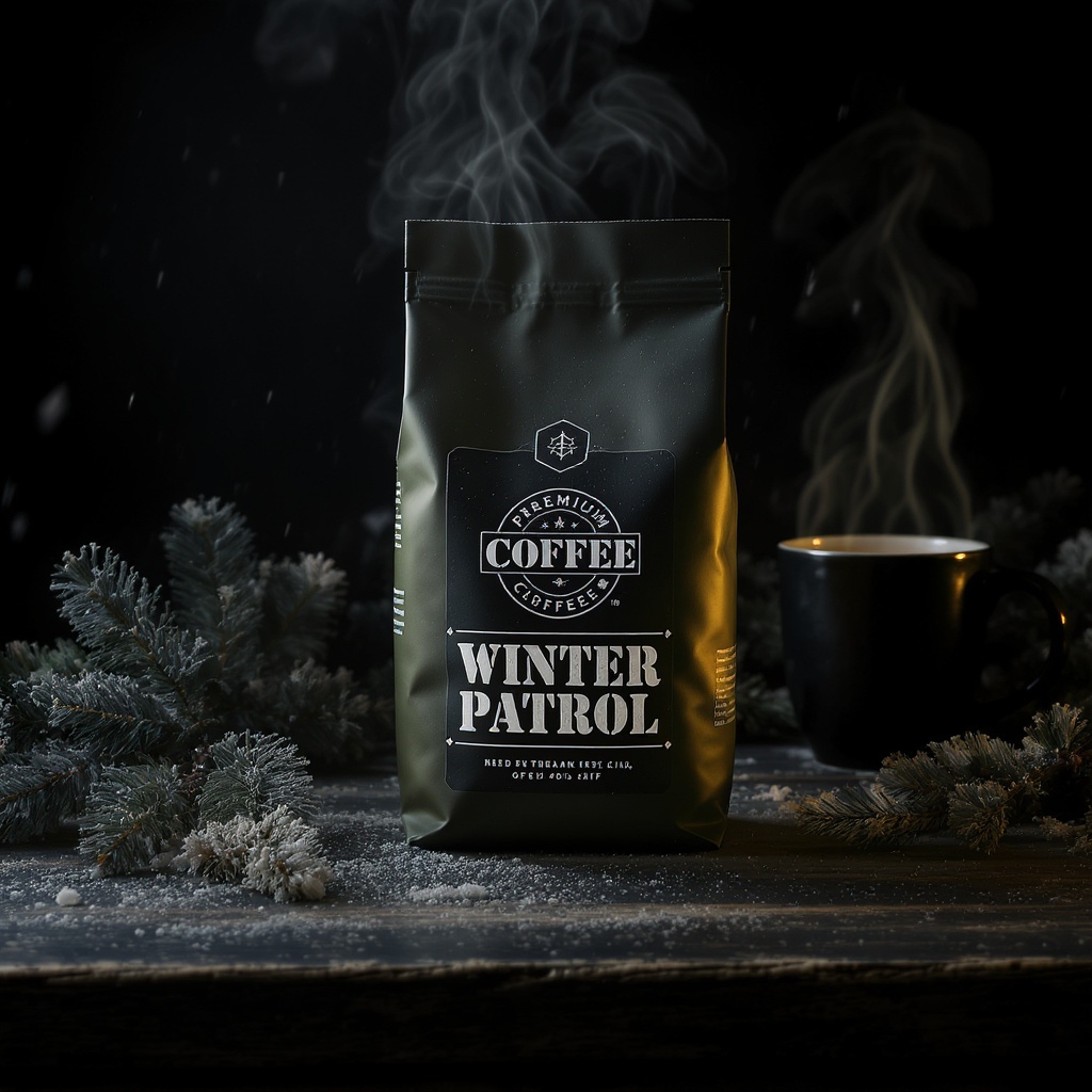 Winter Patrol dark roast coffee