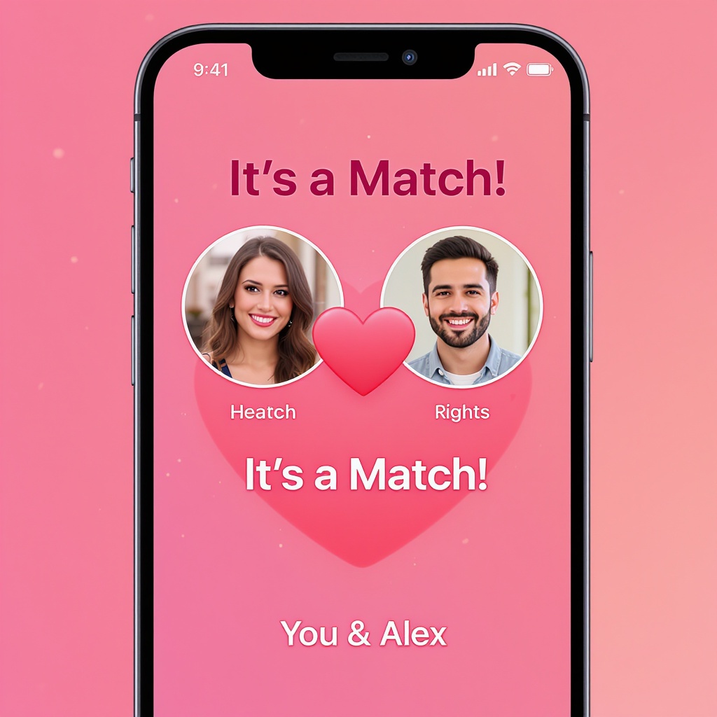 Match modal celebration screen