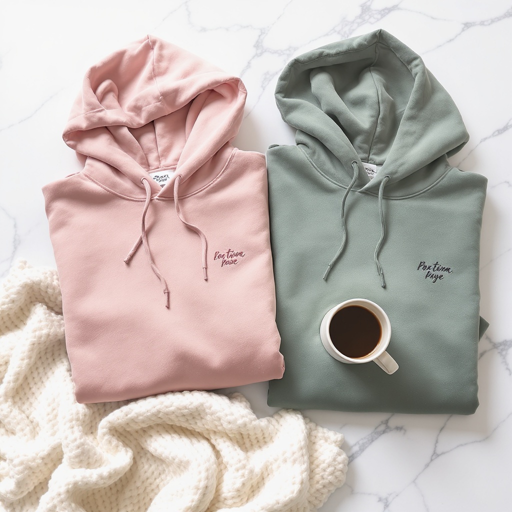 RinkSquad cozy merch flat lay