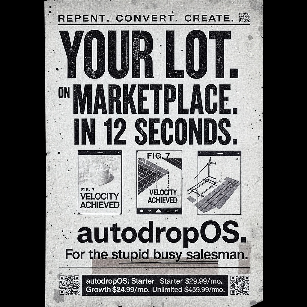 Your Lot. On Marketplace. In 12 Seconds.