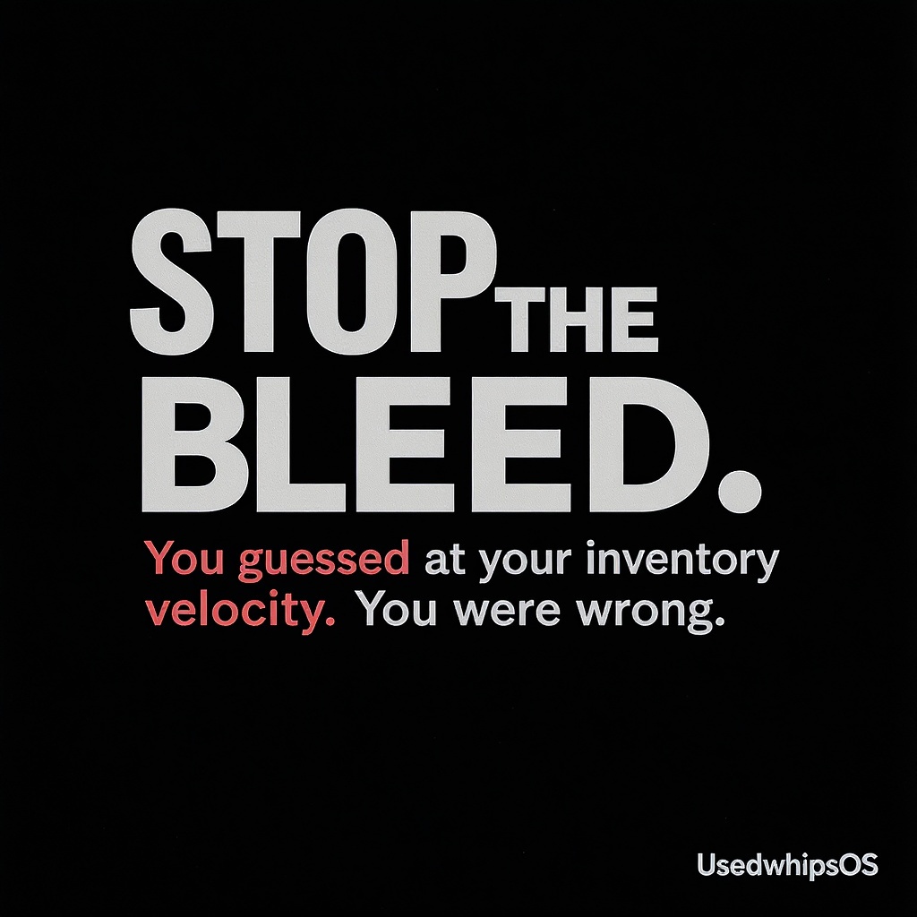 Stop the bleed.