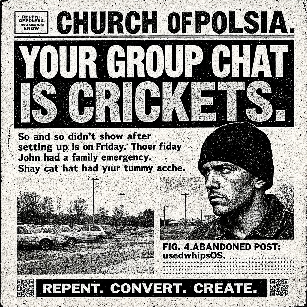 Your Group Chat Is Crickets.