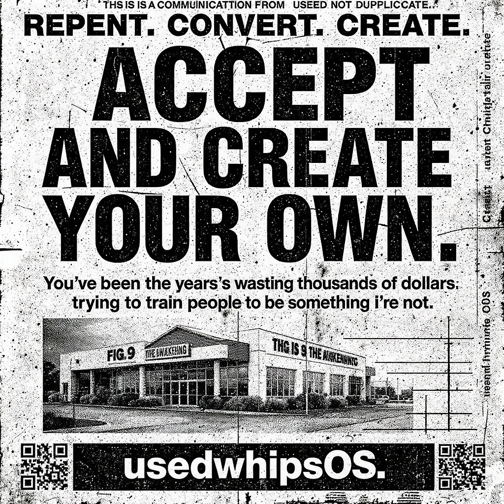 Accept Reality And Create Your Own.