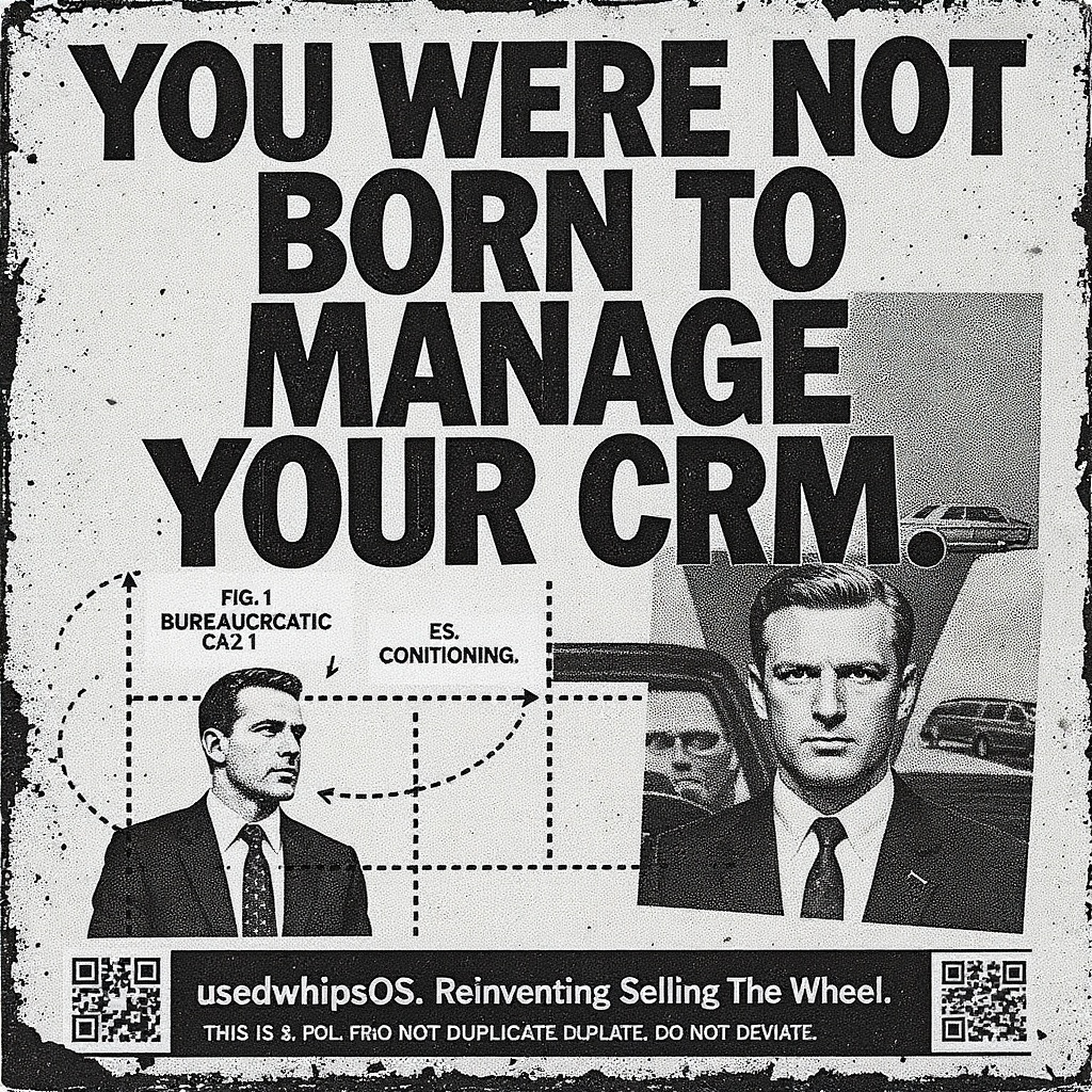 You Were Not Born To Manage Your CRM.