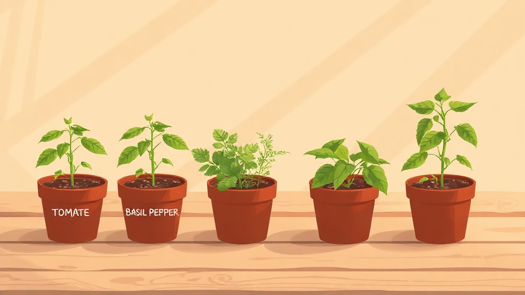 Organic seedlings and garden starters