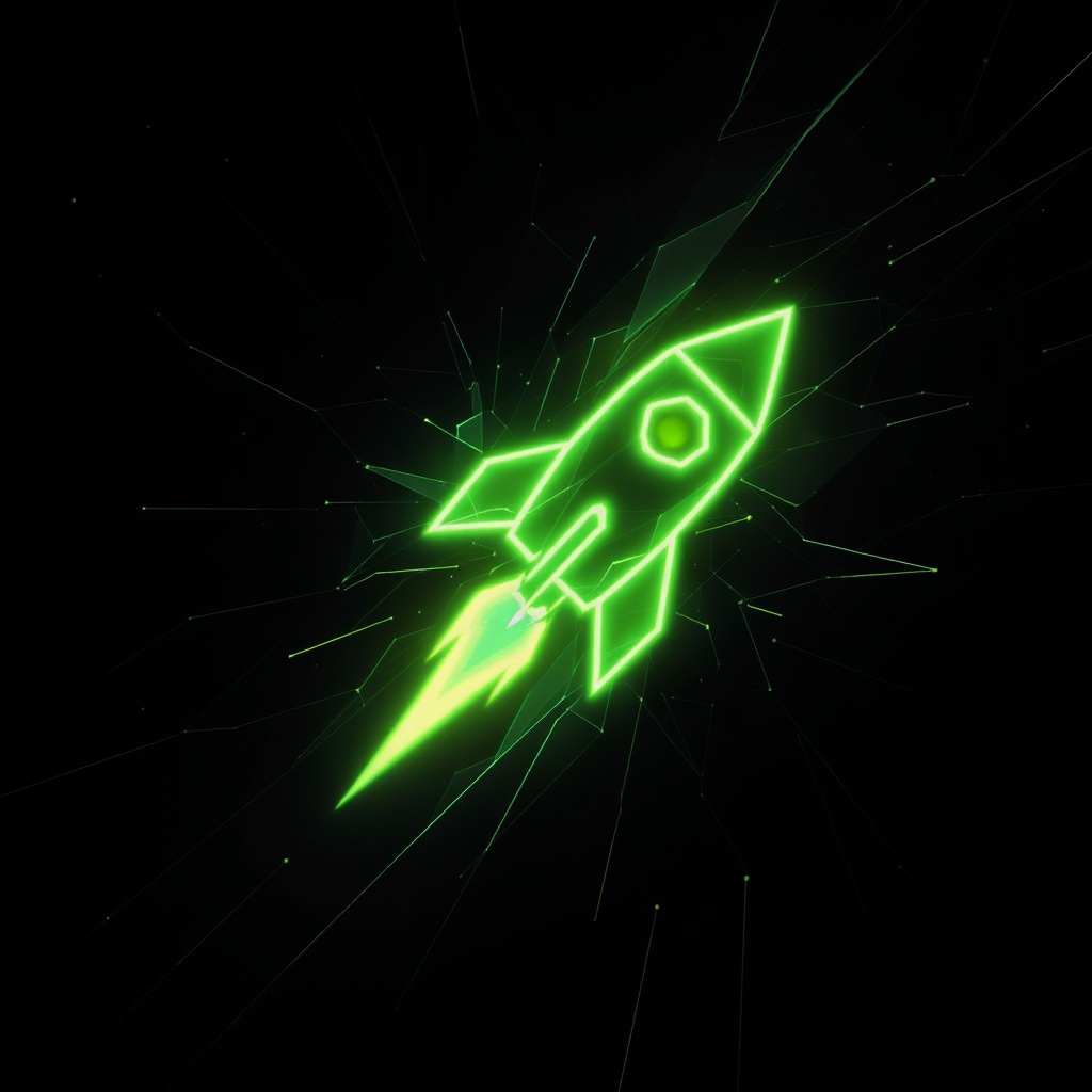 Fast web development illustration