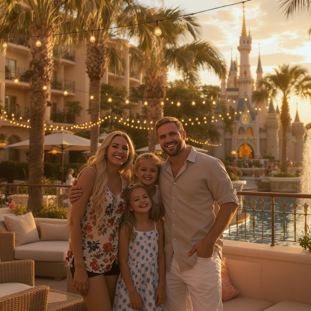 Disney fireworks at night