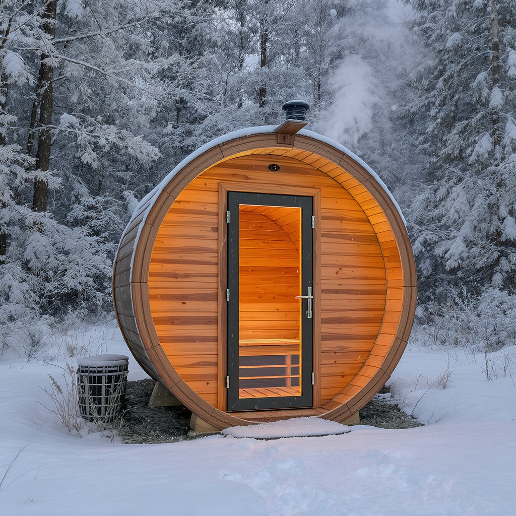Heritage Barrel Sauna — Deluxe