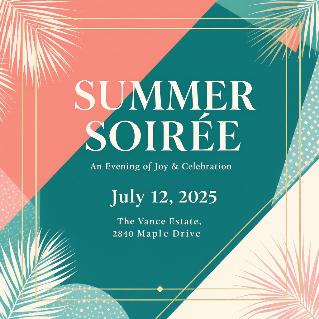 Elegant celebration event flyer design