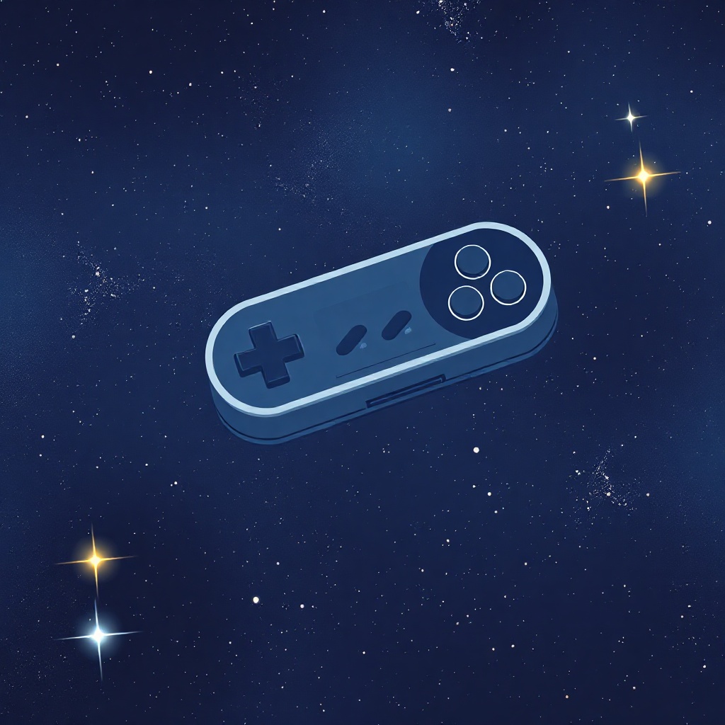 Floating Controller in Space tee