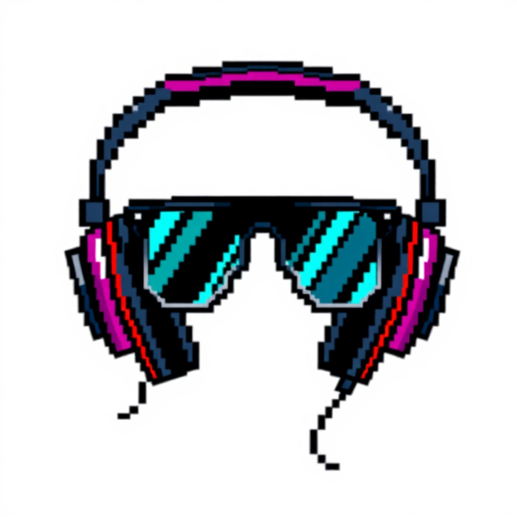 Sunglasses and Headphones tee