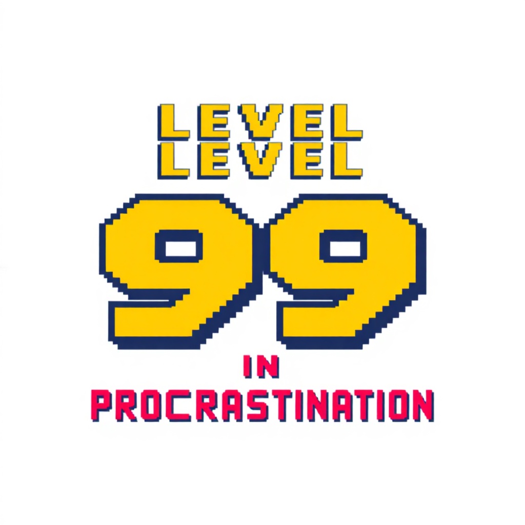 Level 99 in Procrastination tee