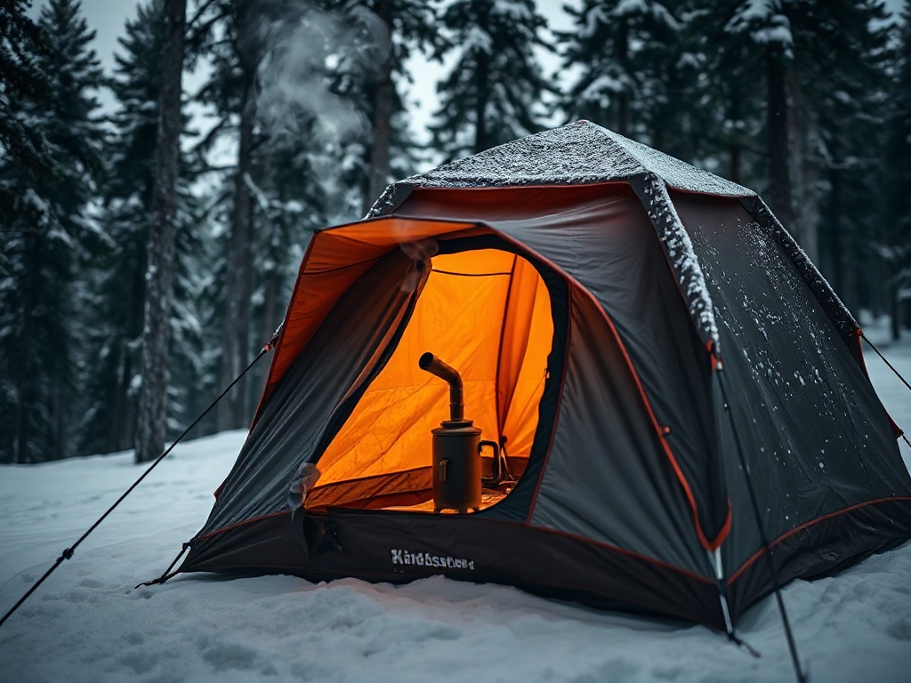 OutHeat 4-Season Stove-Jack Tent view 4