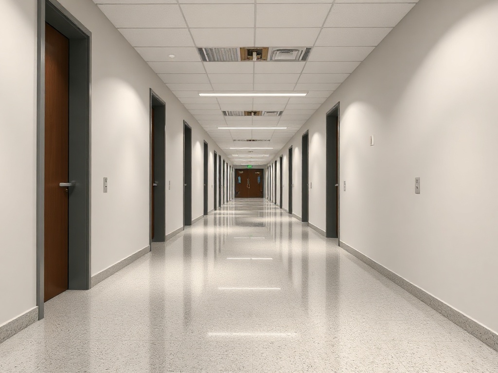 Birmingham Class A office tower — 32,000 sq ft VCT replacement, night shifts, tenant occupied