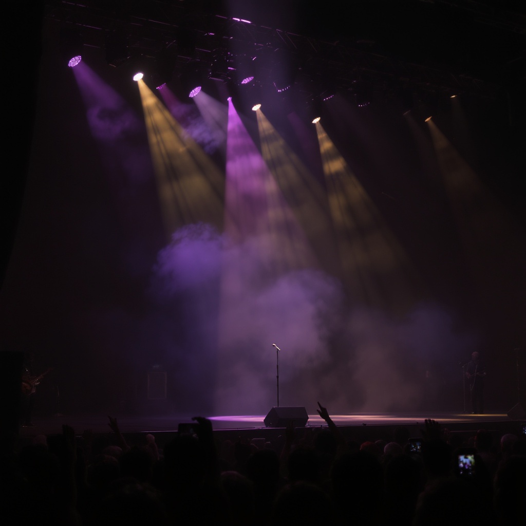Concert stage lighting