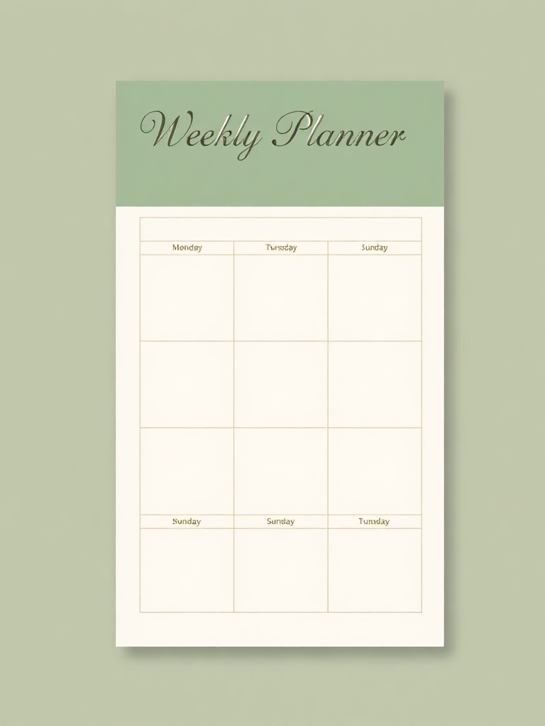 Weekly Calendar View