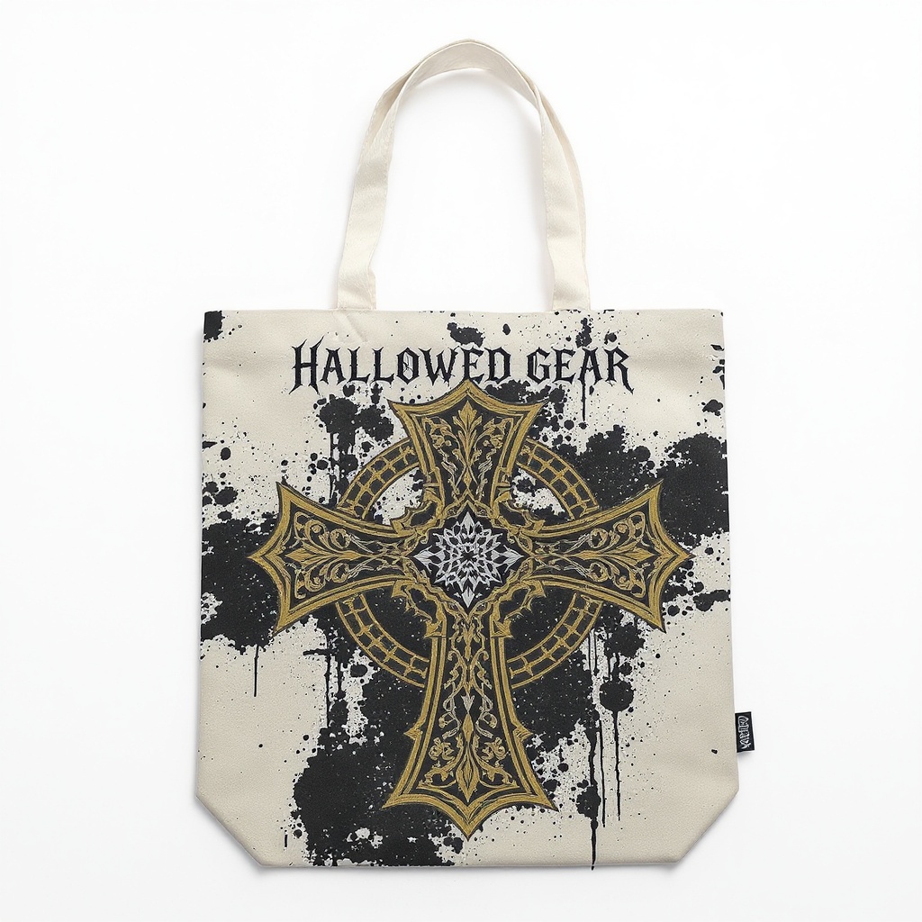 Hallowed Gear Tote Bag view 2