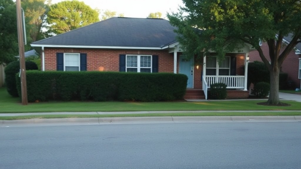 2BR home with brick facade and blue shutters in Enterprise AL