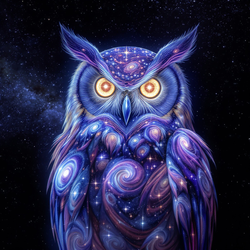 Ethereal Owl Spirit Guardian