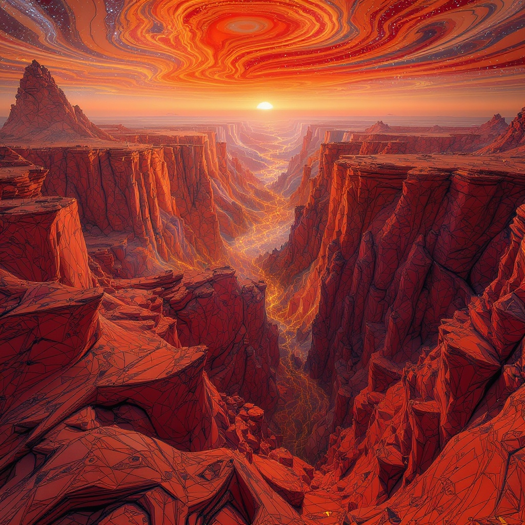 Fractal Infinite Canyon