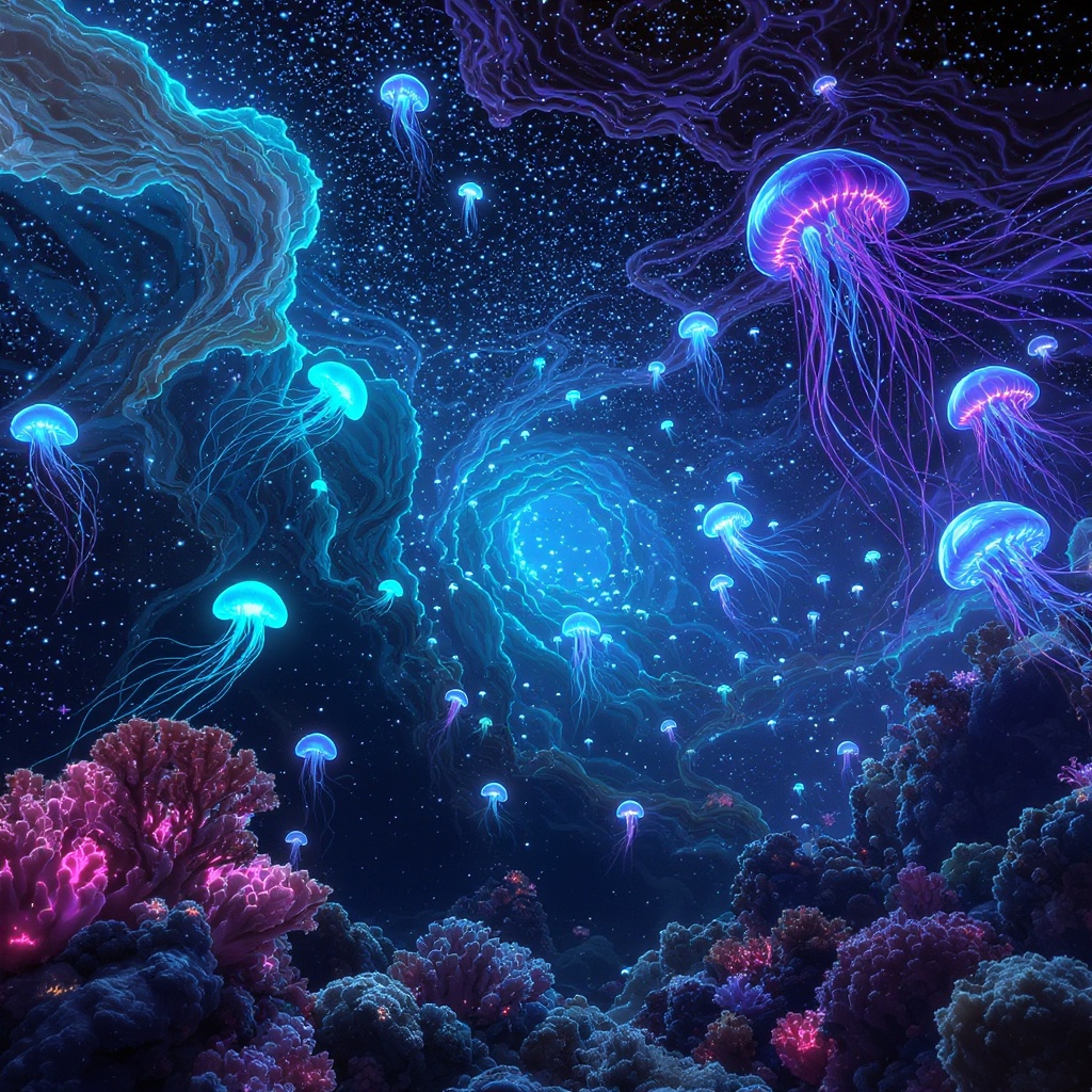 Bioluminescent Underwater