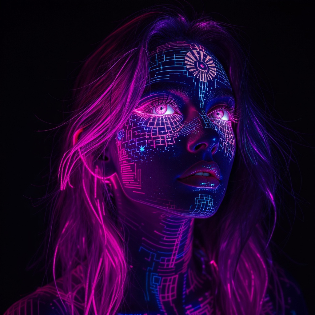 Neon Portrait