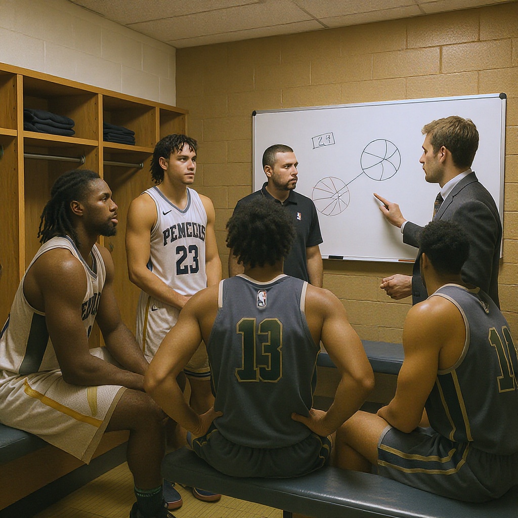 Coaches and athletes working together on mental performance