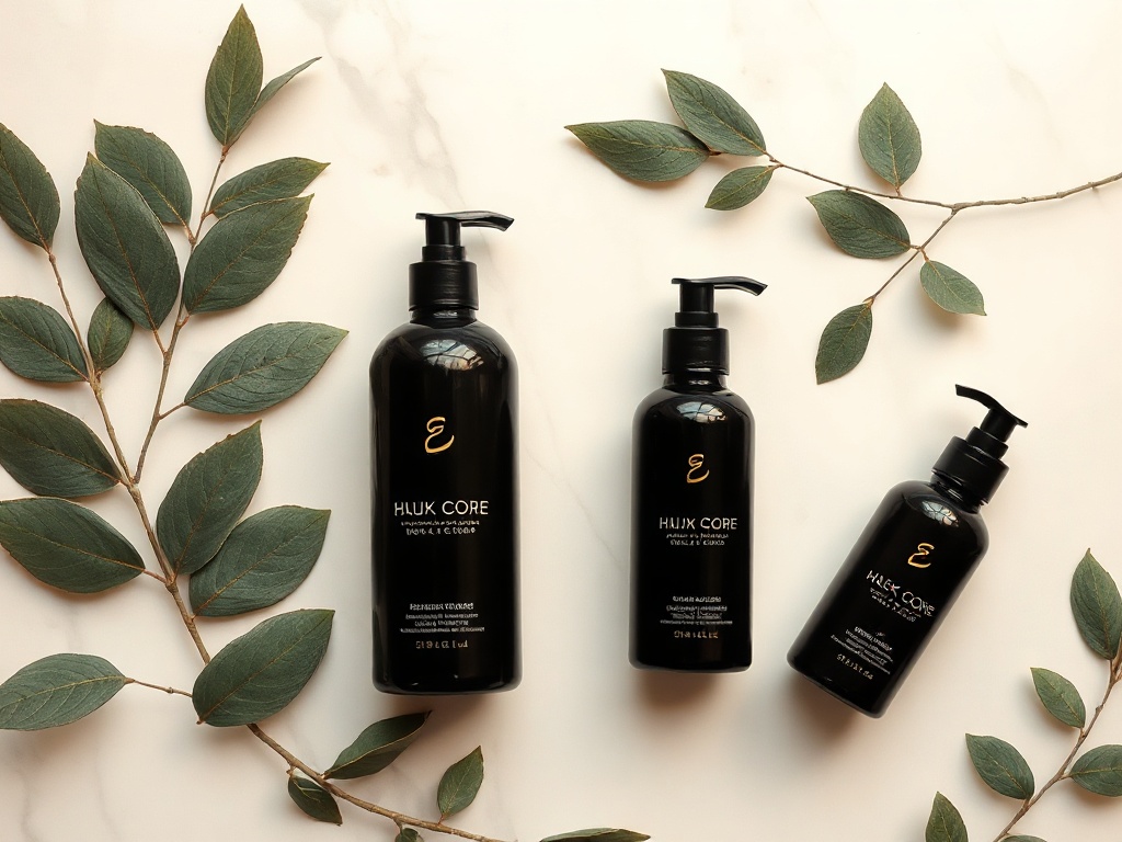The Clean Ingredients Line — four Sinkor Beauty hair care formulas made with plant-based oils