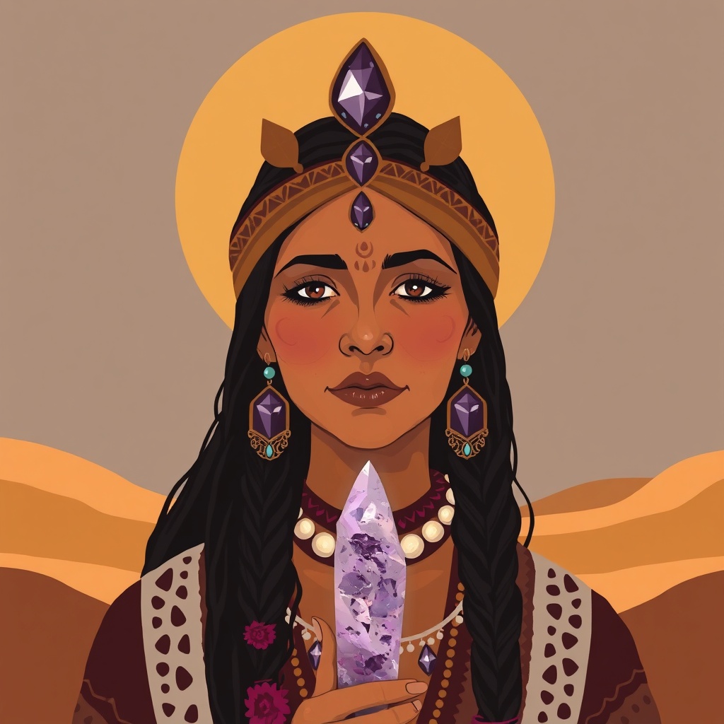 Portrait of Chloe Garcia Ponce, Mexican Curanderismo · Mayan Healing · Crystal Healing · Reiki
